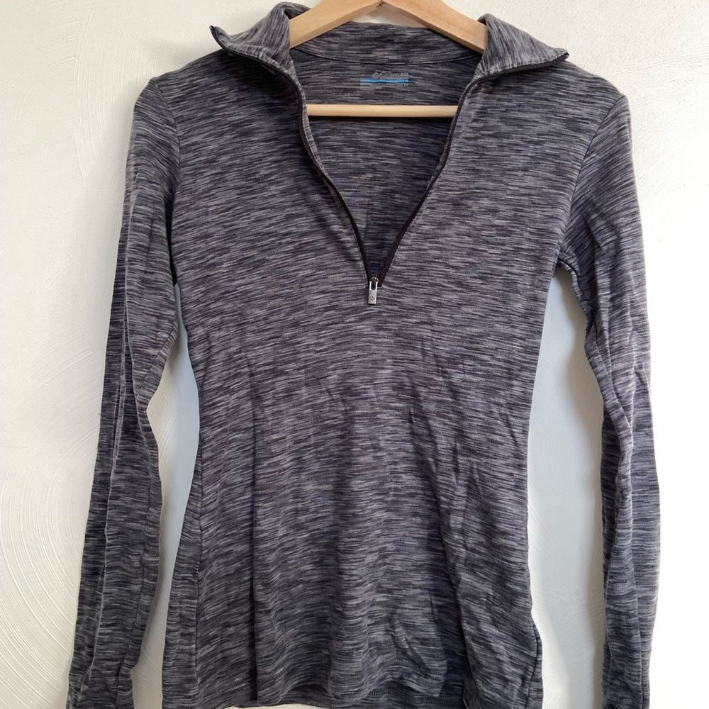 Columbia Women Quarter Zip Long Sleeve Jacket XS